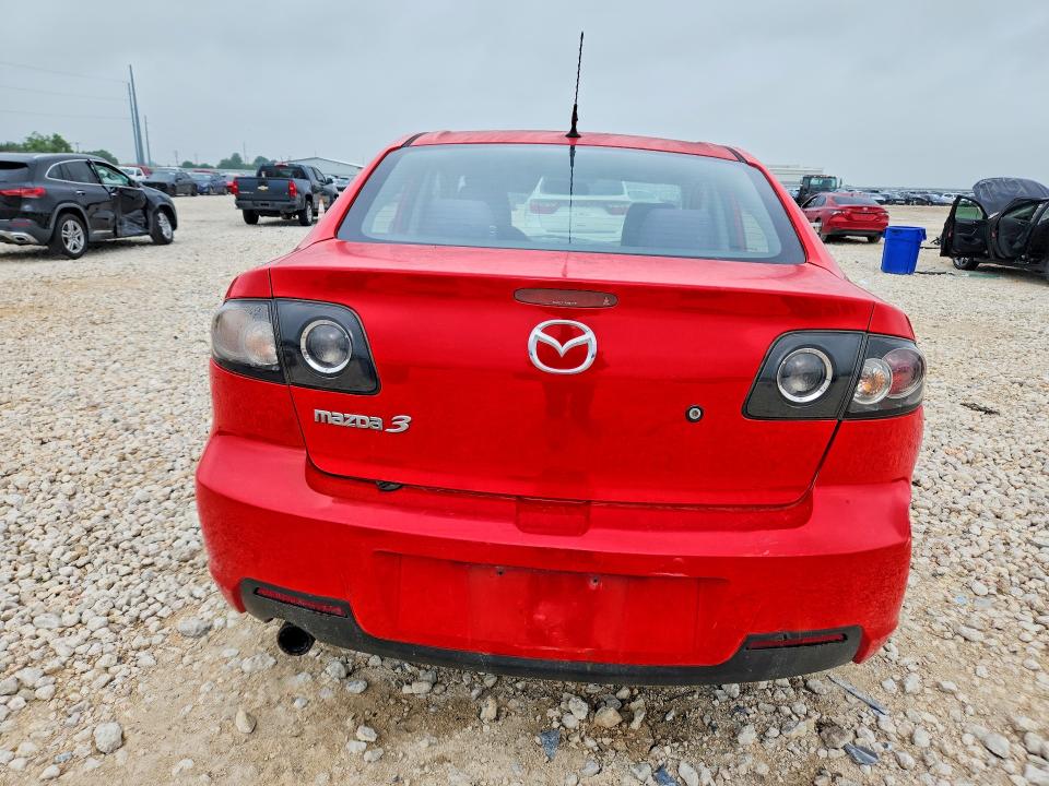 2008 Mazda 3 VIN JM1BK32F181815772 COPART salvage auction — FRONT END, Tx - Salvage Vehicle Title, sold $250 on 2026-07-09 (photo 6)
