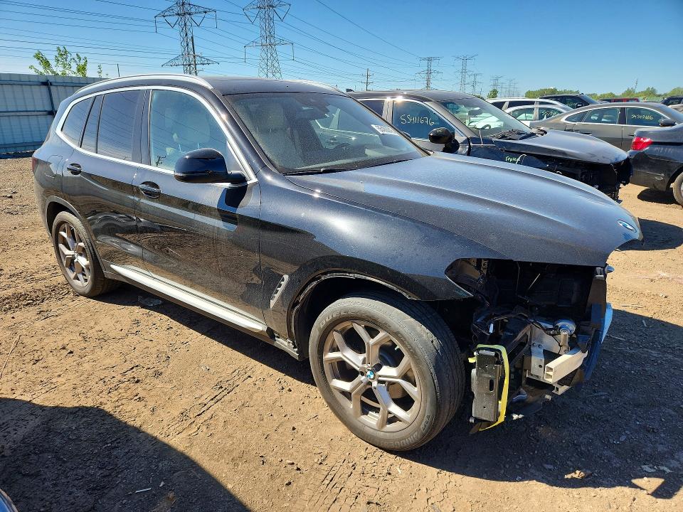 2022 BMW VIN 5UX53DP01N9K97680 COPART salvage auction — FRONT END, Il - Salvage Certificate, sold $16,300 on 2026-07-16 (photo 4)