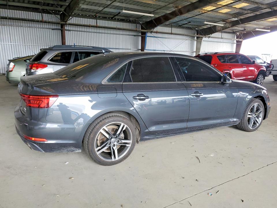 2018 Audi A4 VIN WAULMAF44JN009593 COPART salvage auction — FRONT END, Ca - Salvage Certificate, sold $5,100 on 2026-07-02 (photo 3)