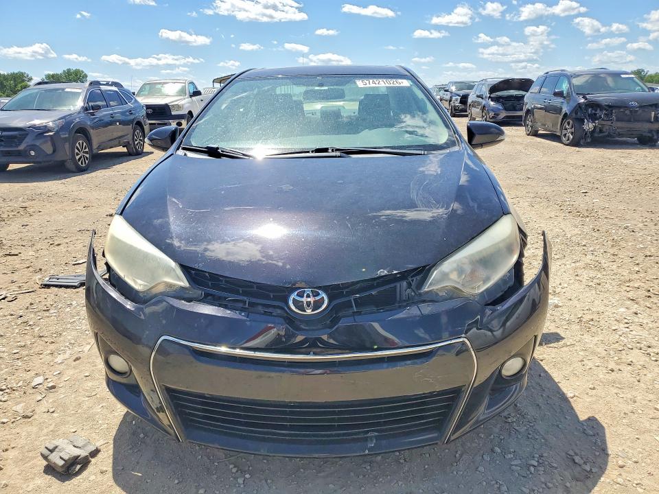 2014 Toyota Corolla VIN 5YFBURHE3EP102133 COPART salvage auction — FRONT END, Ks - Cert Of Title-Salvage, sold $1,750 on 2026-07-28 (photo 5)