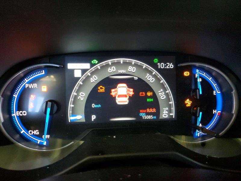 2025 Toyota Rav4 hybrid VIN 2T3RWRFV6SW263718 COPART salvage auction — SIDE, VA - CERT OF TITLE - SALVAGE, sold $8,000 on 2026-07-23 (photo 9)