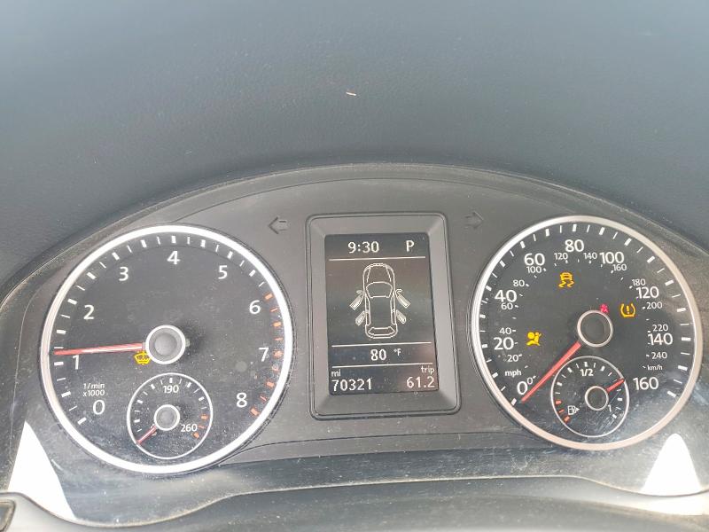 2017 Volkswagen Tiguan VIN WVGRV7AX2HK002454 COPART salvage auction — SIDE, Ky - Cert Of Title-Salvage, sold $2,050 on 2026-07-20 (photo 9)