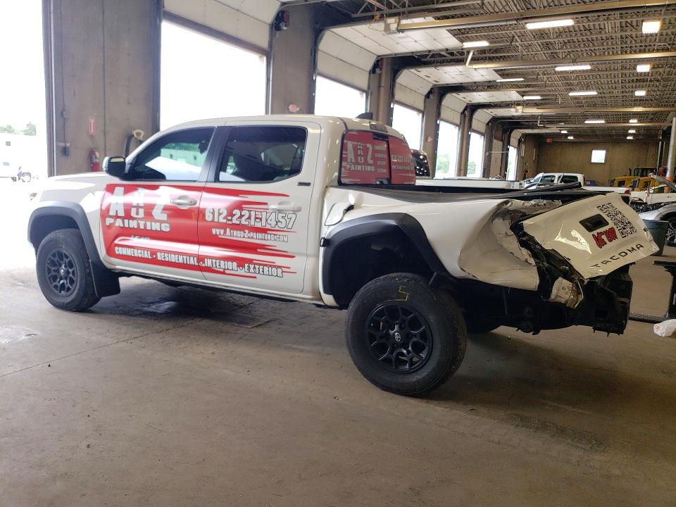 2023 Toyota Tacoma VIN 3TMCZ5AN0PM596910 COPART salvage auction — REAR END, Mn - Cert Of Title-Salvage, sold $12,300 on 2026-07-09 (photo 2)