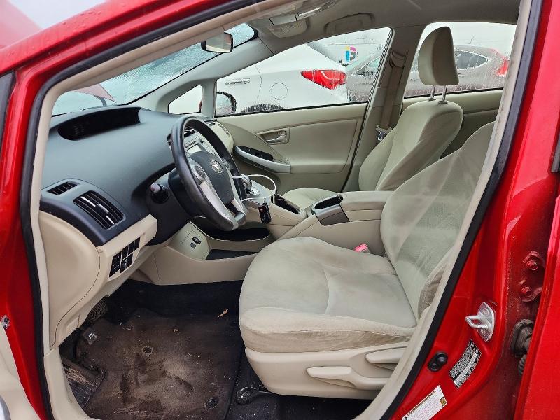 2012 Toyota Prius VIN JTDKN3DUXC5412913 COPART salvage auction — NORMAL WEAR, IN - CERTIFICATE OF TITLE, sold $1,600 on 2026-07-09 (photo 7)