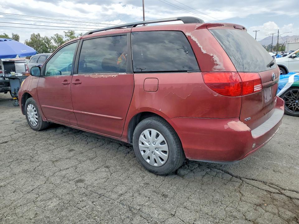 2004 Toyota Sienna VIN 5TDZA23C94S079581 COPART salvage auction — SIDE, Ca - Salvage Certificate, sold $725 on 2026-07-02 (photo 2)