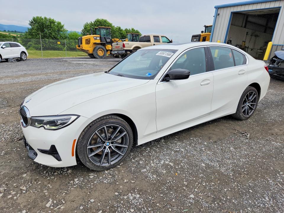 2019 BMW 3er VIN WBA5R7C53KFH26138 COPART salvage auction — FRONT END, Pa - Certificate Of Salvage, sold $12,700 on 2026-07-31 (photo 1)