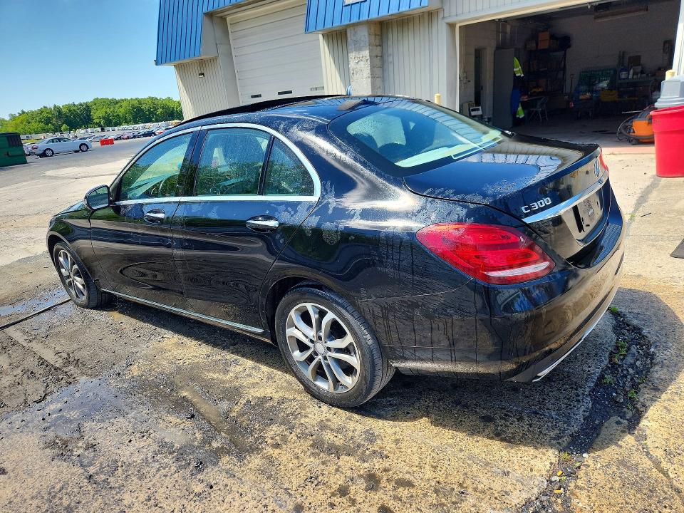 2015 Mercedes-benz C class VIN 55SWF4KB0FU068774 COPART salvage auction — FRONT END, Ny - Certificate Of Title, sold $2,650 on 2026-07-02 (photo 2)