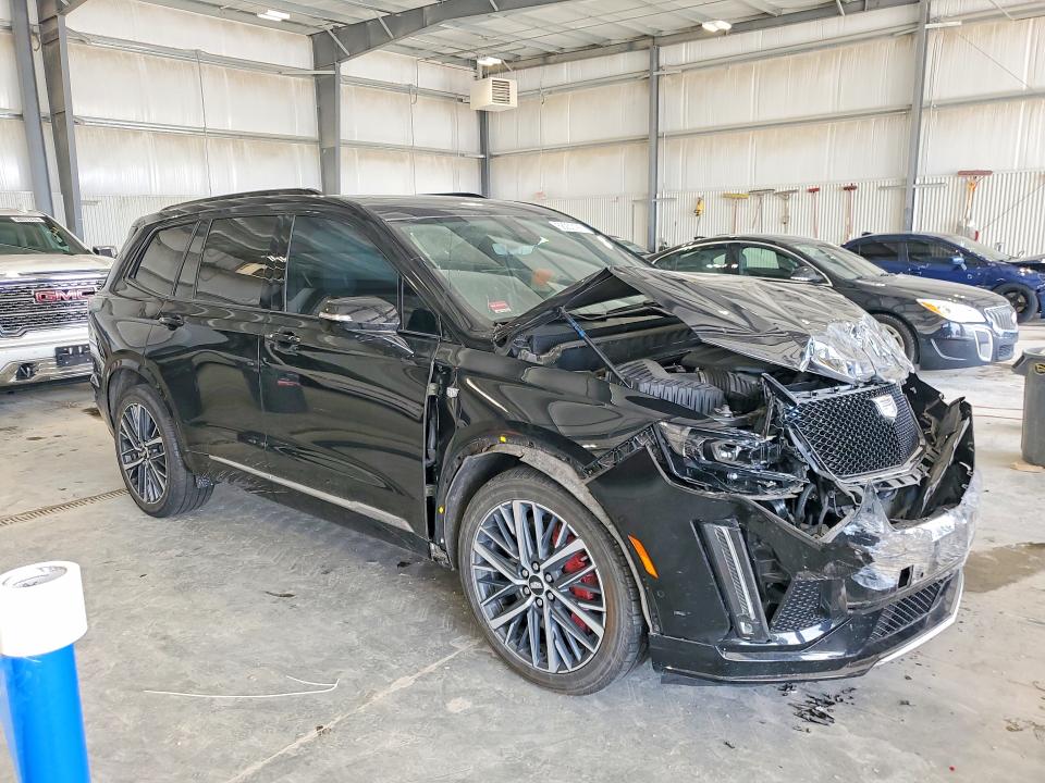 2024 Cadillac VIN 1GYKPHRS5RZ736815 COPART salvage auction — FRONT END, IA - CERT OF TITLE-SALVAGE TITLE, sold $16,700 on 2026-08-18 (photo 4)
