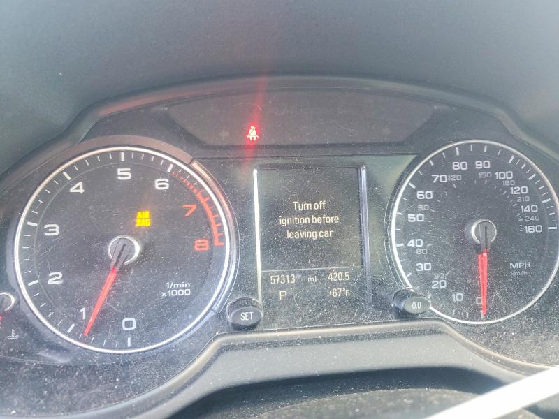 2014 Audi Q5 VIN WA1LFAFP4EA088553 COPART salvage auction — FRONT END, Ma - Cert Of Title-Reconstrctd Coll, sold $3,350 on 2026-07-06 (photo 9)