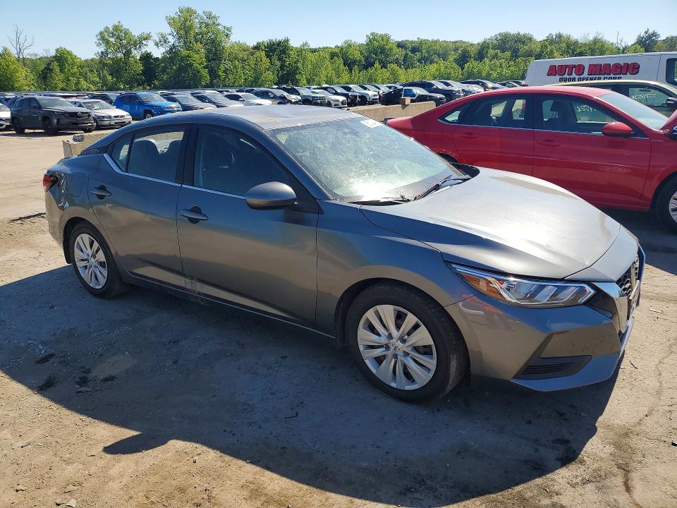 2021 Nissan Sentra VIN 3N1AB8BV9MY304710 COPART salvage auction — WATER/FLOOD, Ny - Mv907A-Flood Salvage, sold $1,800 on 2026-07-02 (photo 4)