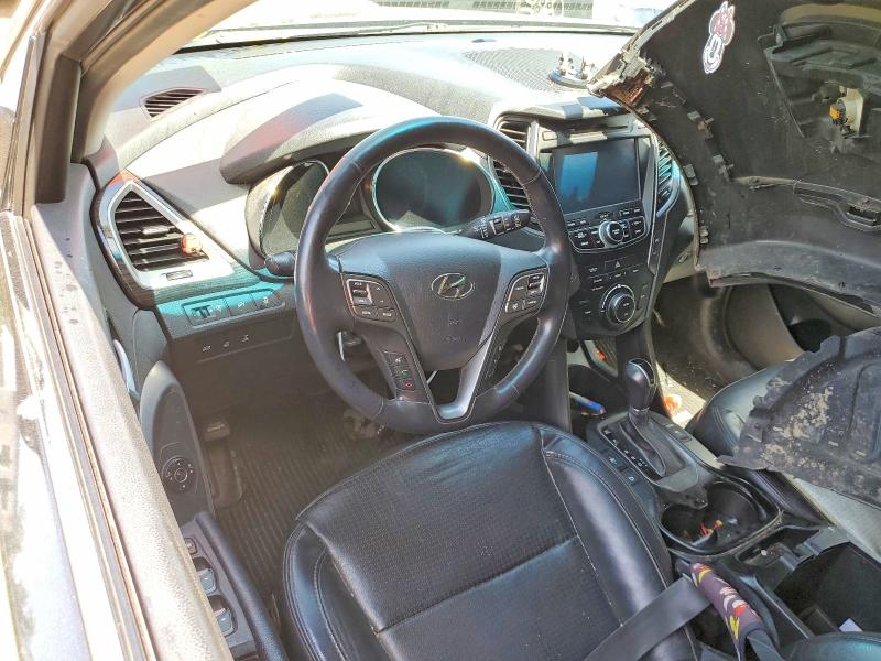 2013 Hyundai Santa fe VIN 5XYZUDLA5DG086302 COPART salvage auction — VANDALISM, On - Permit No Brand - Unfit, sold $1,200 on 2026-07-14 (photo 8)