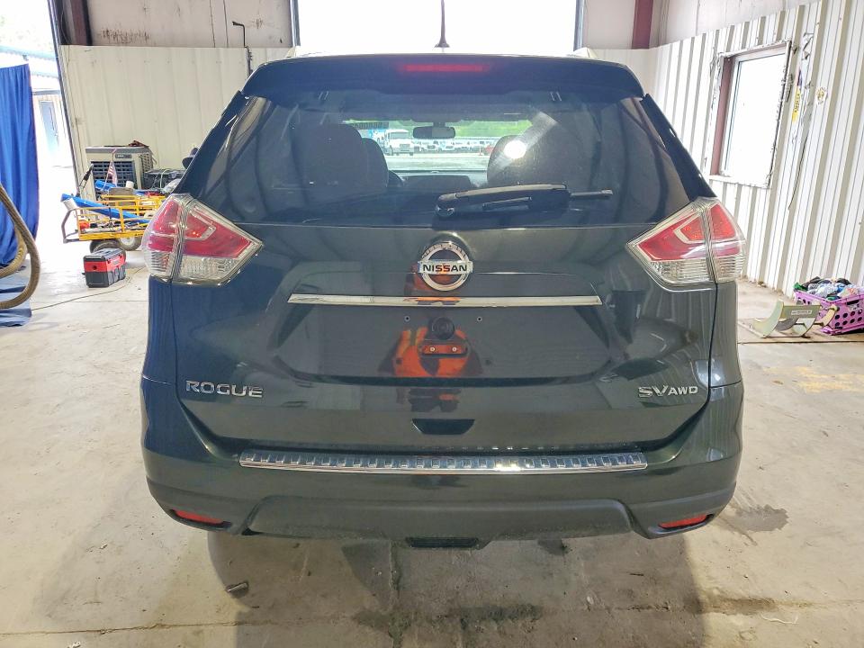 2016 Nissan Rogue VIN KNMAT2MV3GP673699 COPART salvage auction — MINOR DENT/SCRATCHES, Salvage Title, sold $3,150 on 2026-07-30 (photo 6)