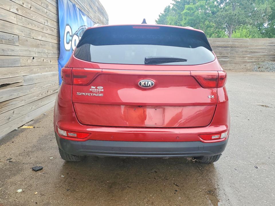 2017 Kia Sportage VIN KNDPNCAC5H7267342 COPART salvage auction — FRONT END, Mi - Certificate Of Title, sold $1,200 on 2026-07-07 (photo 6)