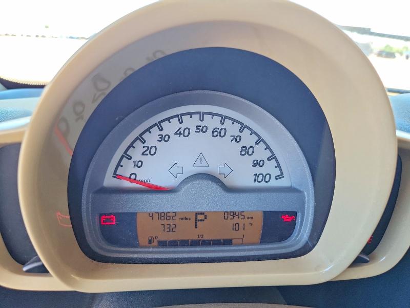 2010 Smart Fortwo VIN WMEEK3BA1AK344810 COPART salvage auction — FRONT END, AZ - CERT OF TITLE - SALVAGE, sold $1,700 on 2026-07-02 (photo 9)