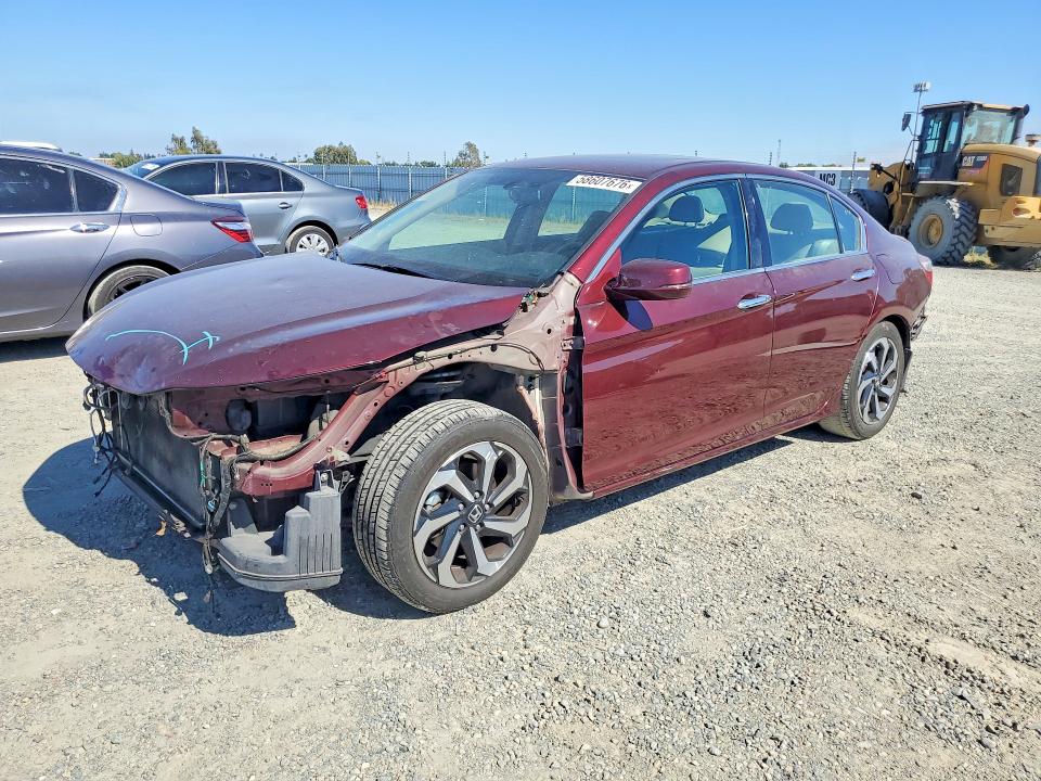 2017 Honda Accord VIN 1HGCR3F82HA004043 COPART salvage auction — FRONT END, Ca - Salvage Certificate, sold $3,550 on 2026-07-02 (photo 1)