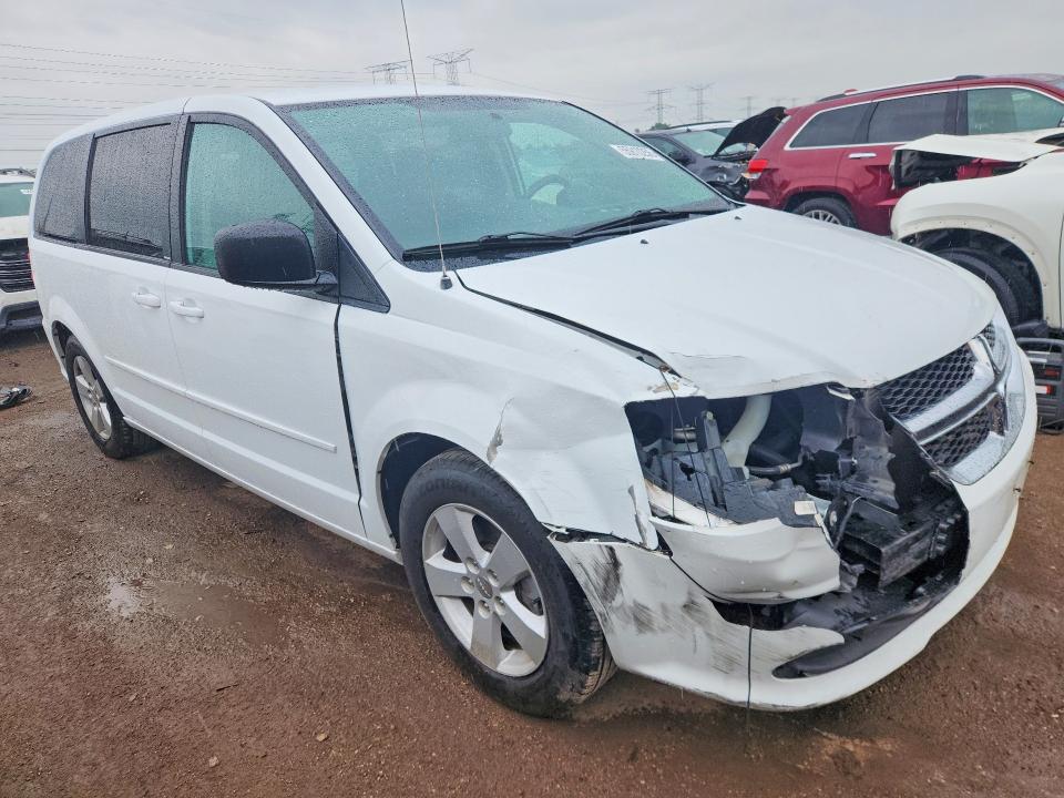 2013 Dodge Caravan VIN 2C4RDGBG4DR814212 COPART salvage auction — FRONT END, Il - Salvage Certificate, sold $1,700 on 2026-07-09 (photo 4)