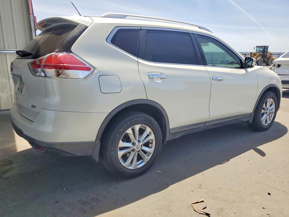 2016 Nissan Rogue VIN KNMAT2MT7GP727410 COPART salvage auction — SIDE, CA - SALVAGE CERTIFICATE, sold $3,150 on 2026-07-13 (photo 3)