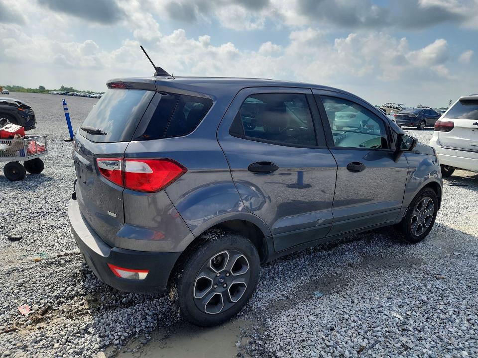 2020 Ford Ecosport VIN MAJ3S2FE5LC394805 COPART salvage auction — REAR END, TX - SALVAGE VEHICLE TITLE, sold $1,450 on 2026-07-27 (photo 3)