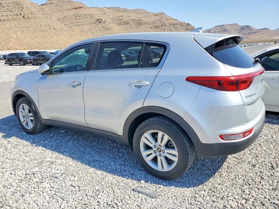 2017 Kia Sportage VIN KNDPMCAC6H7163767 COPART salvage auction — MINOR DENT/SCRATCHES, Nv - Certificate Of Title, sold $3,350 on 2026-07-27 (photo 2)