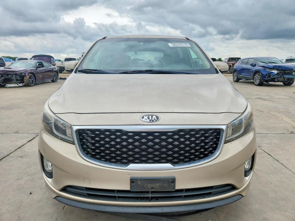 2015 Kia SEDONA VIN KNDMC5C15F6029462 COPART salvage auction — WATER/FLOOD, Tx - Salvage Title-Flood Damage, sold $1,350 on 2026-07-02 (photo 5)