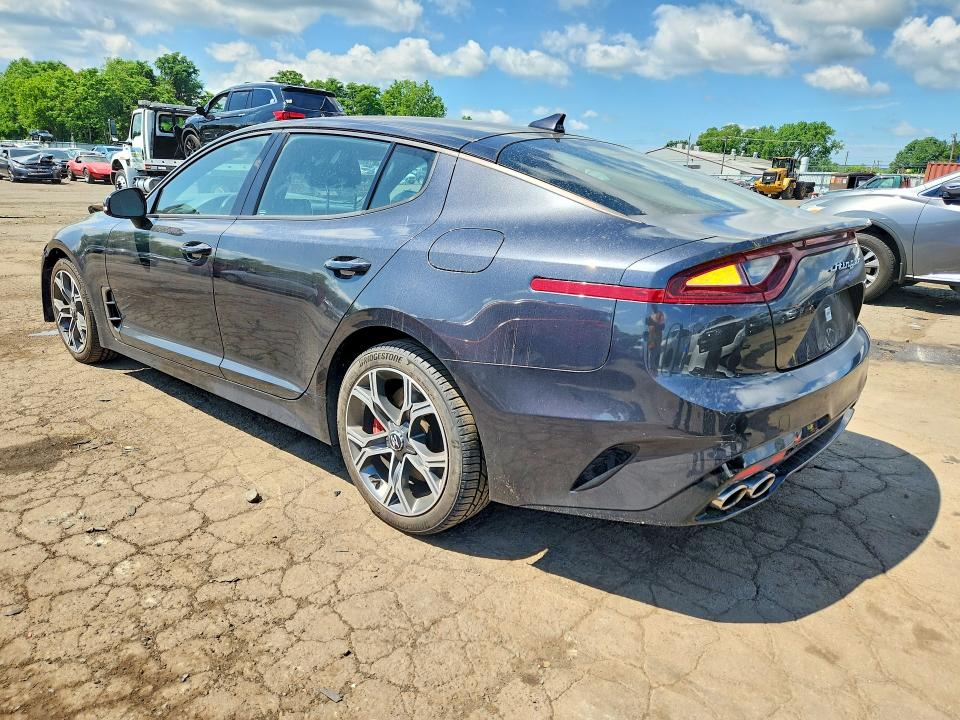 2019 Kia Stinger VIN KNAE35LC8K6043725 COPART salvage auction — FRONT END, Ct - Cert Of Title-Salvage, sold $3,350 on 2026-07-14 (photo 2)