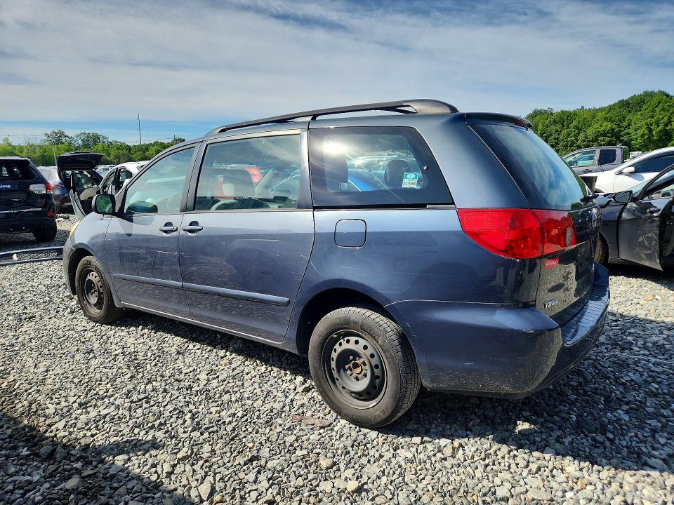 2010 Toyota Sienna VIN 5TDKK4CC4AS296848 COPART salvage auction — FRONT END, MA - CERT OF TITLE-RECONSTRCTD COLL, sold $625 on 2026-07-08 (photo 2)