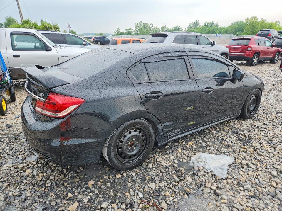 2015 Honda Civic VIN 2HGFB6E51FH704564 COPART salvage auction — FRONT END, Mi - Certificate Of Title, sold $6,400 on 2026-07-02 (photo 3)