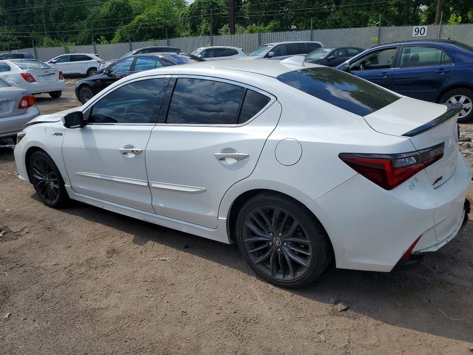 2022 Acura Ilx VIN 19UDE2F83NA006633 COPART salvage auction — FRONT END, Pa - Certificate Of Salvage, sold $8,000 on 2026-07-08 (photo 2)
