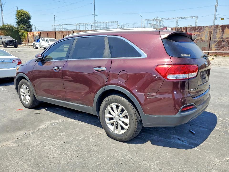 2018 Kia Sorento VIN 5XYPG4A3XJG347731 COPART salvage auction — VANDALISM, CA - SALVAGE CERTIFICATE, sold $3,400 on 2026-07-06 (photo 2)