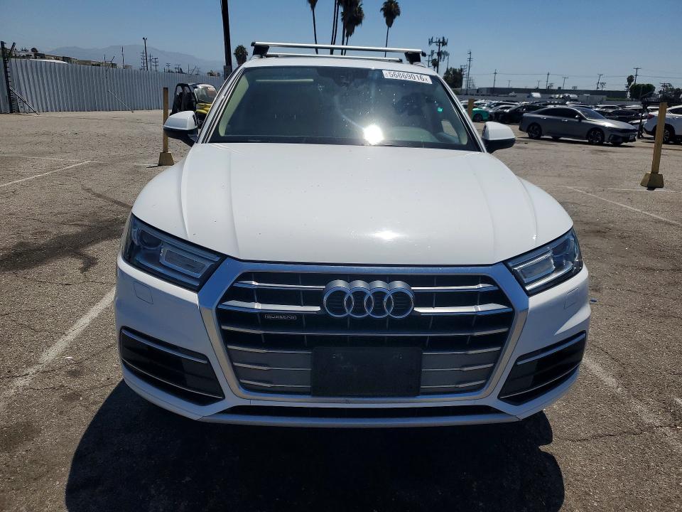 2019 Audi Q5 VIN WA1ANAFY0K2116874 COPART salvage auction — SIDE, CA - SALVAGE CERTIFICATE, sold $6,300 on 2026-07-28 (photo 5)