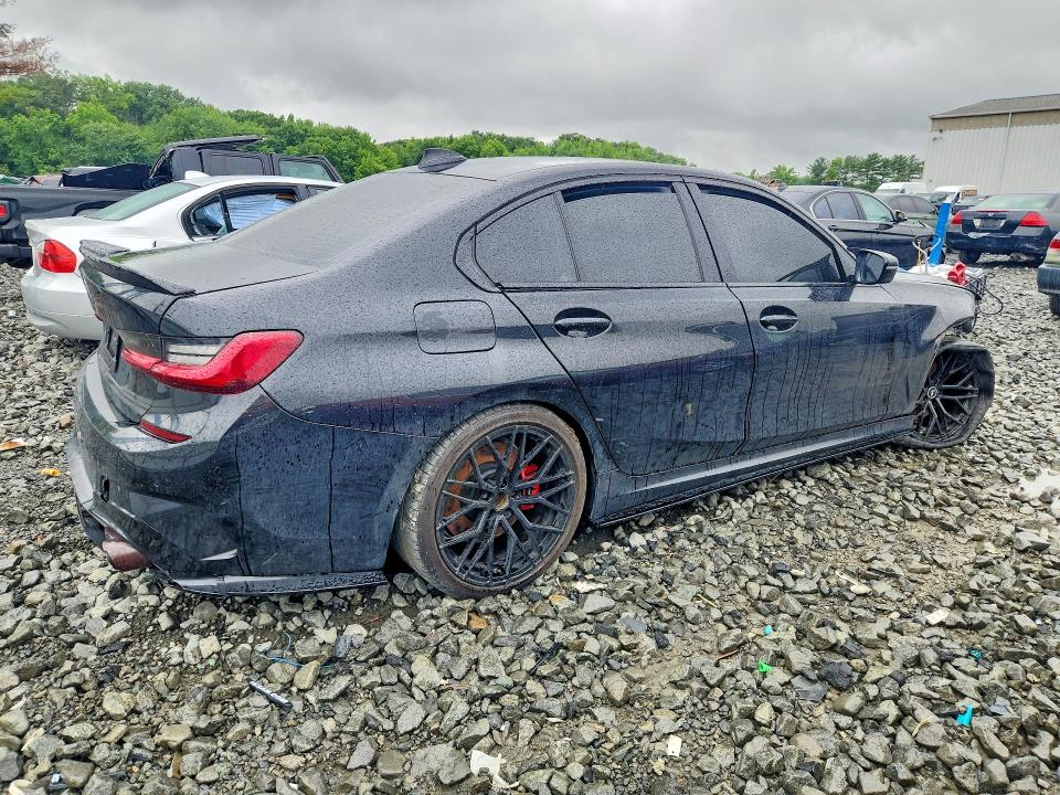 2021 BMW M3 VIN 3MW5U7J00M8B54475 COPART salvage auction — FRONT END, Va - Dealer Only Clean Title (P), sold $13,300 on 2026-07-28 (photo 3)