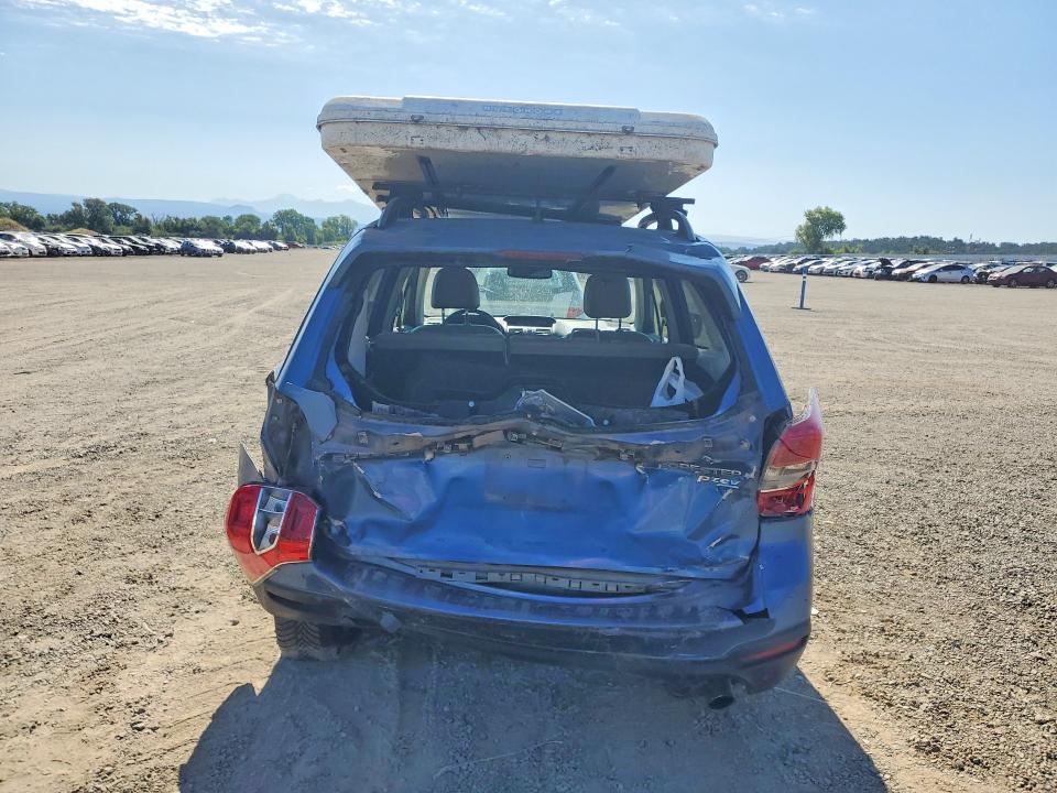 2015 Subaru Forester VIN JF2SJAHC1FH578582 COPART salvage auction — REAR END, Ca - Salvage Certificate, sold $725 on 2026-07-10 (photo 6)