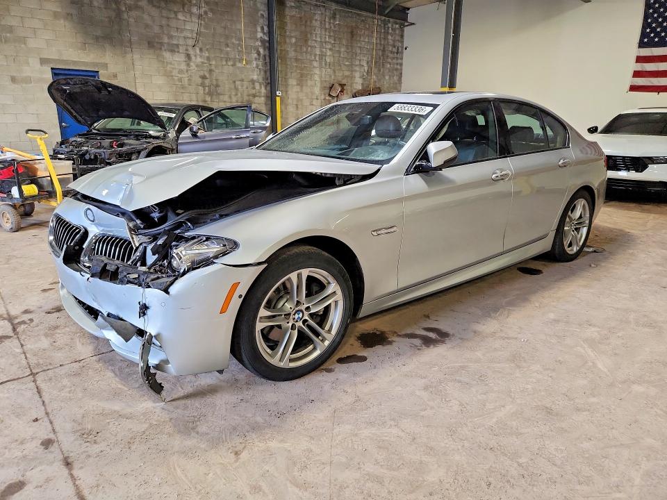 2016 BMW 5er VIN WBA5A5C55GG350830 COPART salvage auction — FRONT END, Pa - Certificate Of Salvage, sold $2,950 on 2026-08-03 (photo 1)