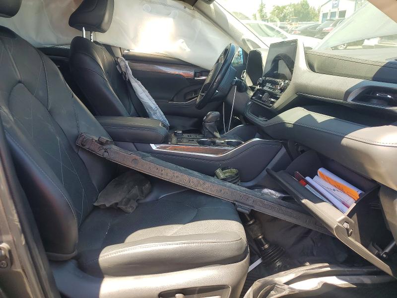 2022 Toyota Highlander VIN 5TDFZRBH1NS230514 COPART salvage auction — SIDE, CA - SALVAGE CERTIFICATE, sold $14,100 on 2026-07-28 (photo 7)