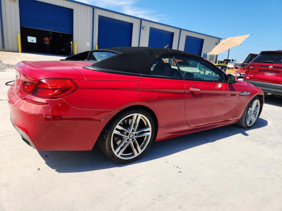 2013 BMW 6er VIN WBAYP9C50DDW21258 COPART salvage auction — FRONT END, Tx - Certificate Of Title, sold $4,550 on 2026-07-14 (photo 3)