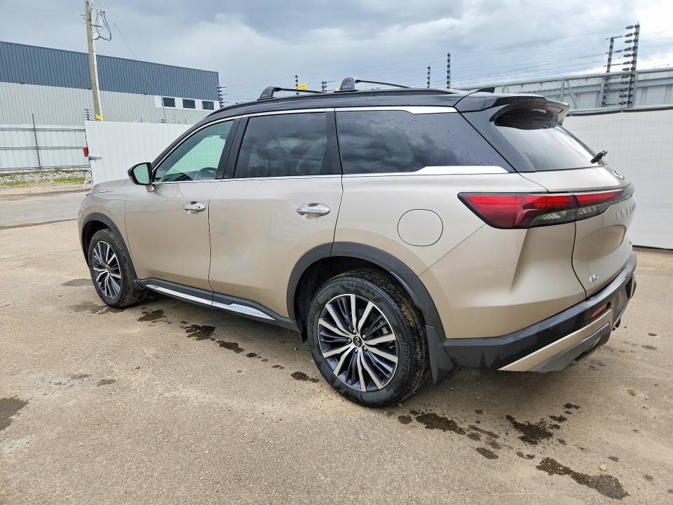 2025 Infiniti Qx60 VIN 5N1AL1HU3SC342886 COPART salvage auction — SIDE, Ab - Bos - Active, sold $35,500 on 2026-07-16 (photo 2)