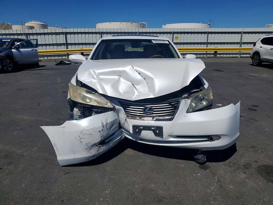 2008 Lexus Es 350 VIN JTHBJ46G382187590 COPART salvage auction — FRONT END, CA - SALVAGE CERTIFICATE, sold $225 on 2026-07-27 (photo 5)