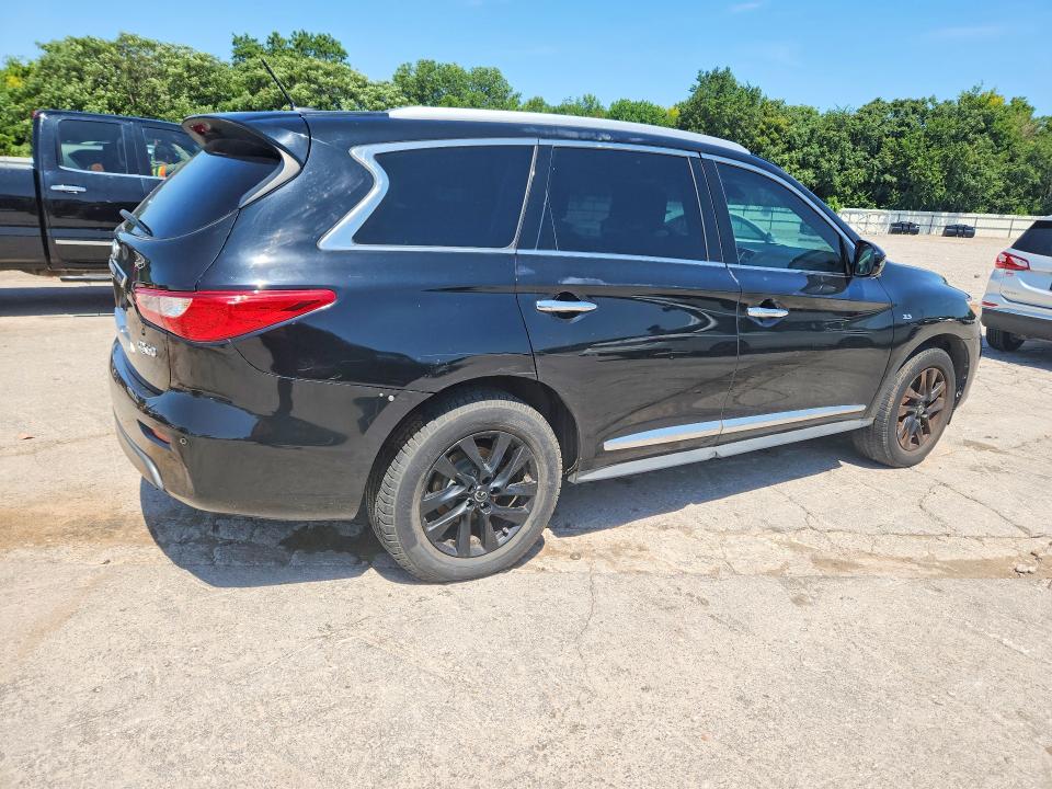 2014 Infiniti Qx60 VIN 5N1AL0MM4EC500169 COPART salvage auction — REAR END, Ok - Certificate Of Title, sold $875 on 2026-07-09 (photo 3)