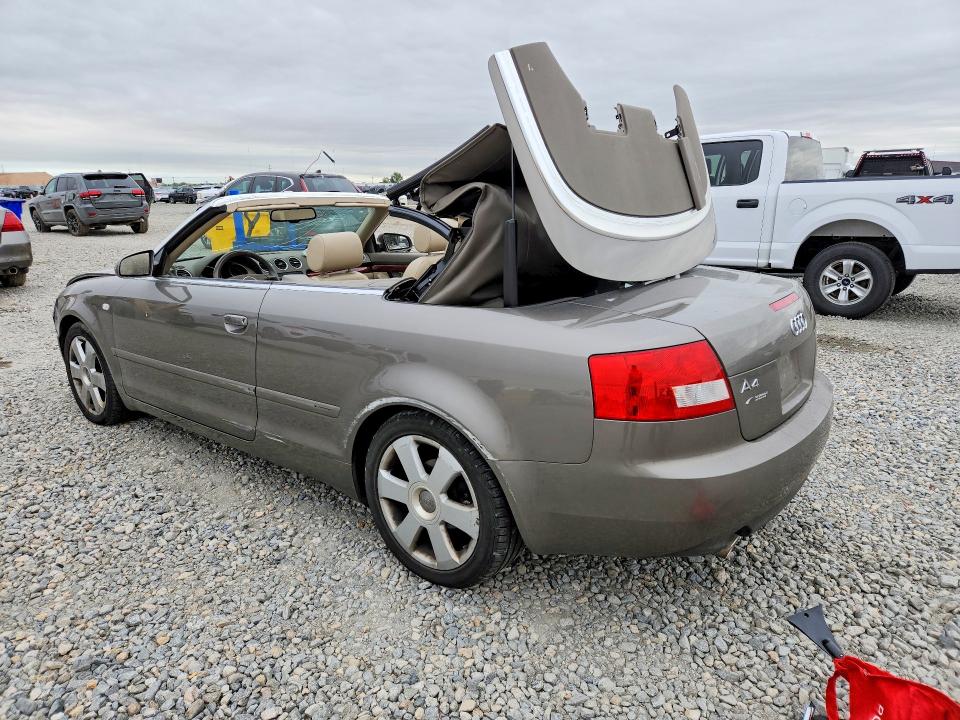 2006 Audi A4 quattro VIN WAUDT48HX6K004514 COPART salvage auction — FRONT END, CO - BILL OF SALE-PARTS ONLY, sold $350 on 2026-07-14 (photo 2)