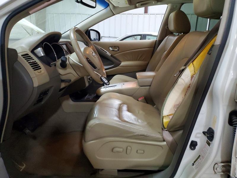 2010 Nissan Murano VIN JN8AZ1MW3AW133322 COPART salvage auction — SIDE, PA - CERTIFICATE OF SALVAGE, sold $450 on 2026-07-15 (photo 7)