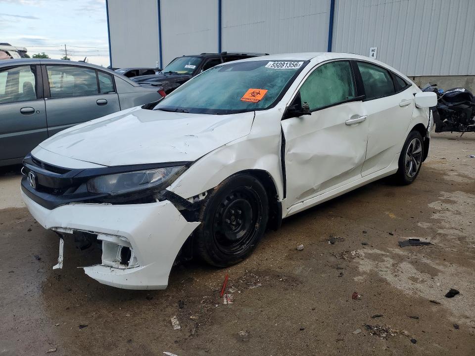 2019 Honda VIN 19XFC2F62KE210943 COPART salvage auction — ROLLOVER, Ky - Bill Of Sale/Part Only/No Titl, sold $1,500 on 2026-07-22 (photo 1)