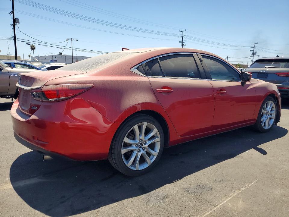 2016 Mazda 6 VIN JM1GJ1V55G1447031 COPART salvage auction — FRONT END, Salvage Title, sold $1,450 on 2026-07-15 (photo 3)