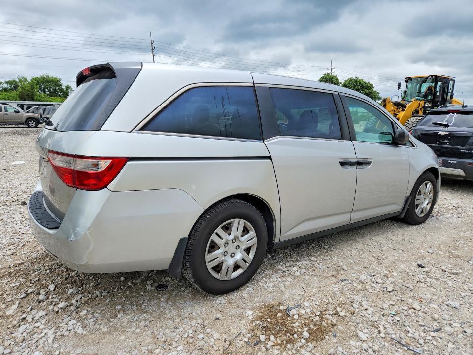2011 Honda Odyssey VIN 5FNRL5H24BB090954 COPART salvage auction — FRONT END, Mo - Certificate Of Title (P), sold $300 on 2026-07-09 (photo 3)