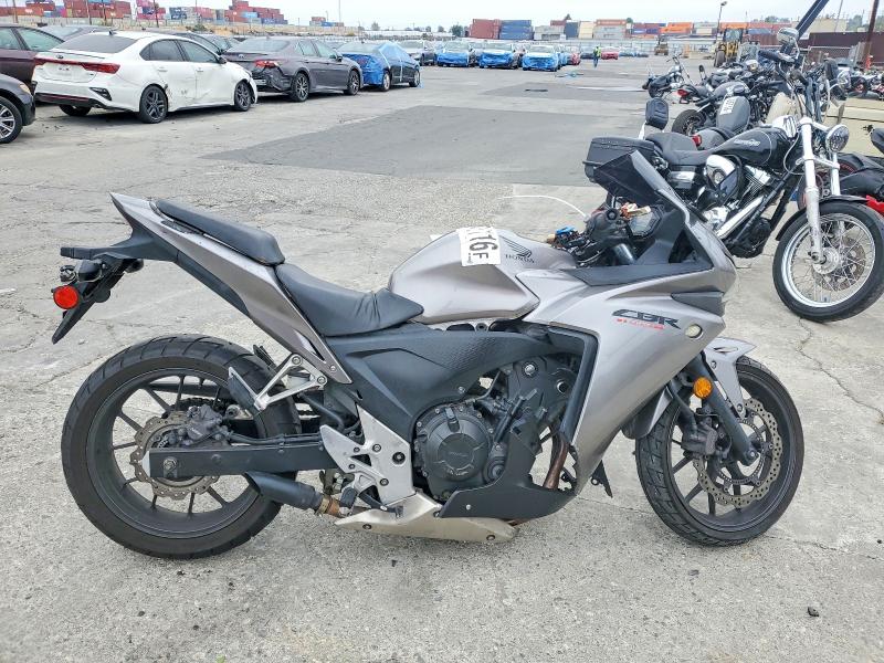 2015 Honda Cbr500 VIN MLHPC4409F5200200 COPART salvage auction — SIDE, Ca - Salvage Certificate, sold $300 on 2026-07-08 (photo 1)
