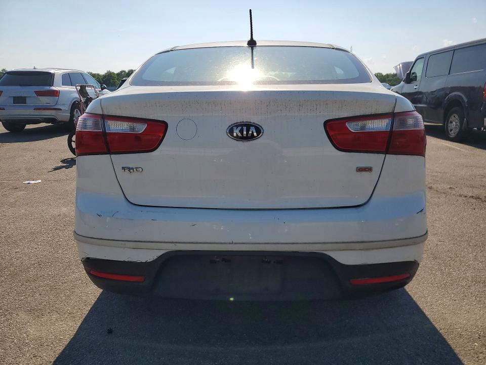 2015 Kia Rio VIN KNADM4A32F6443193 COPART salvage auction — FRONT END, NY - CERTIFICATE OF TITLE, sold $925 on 2026-07-27 (photo 6)