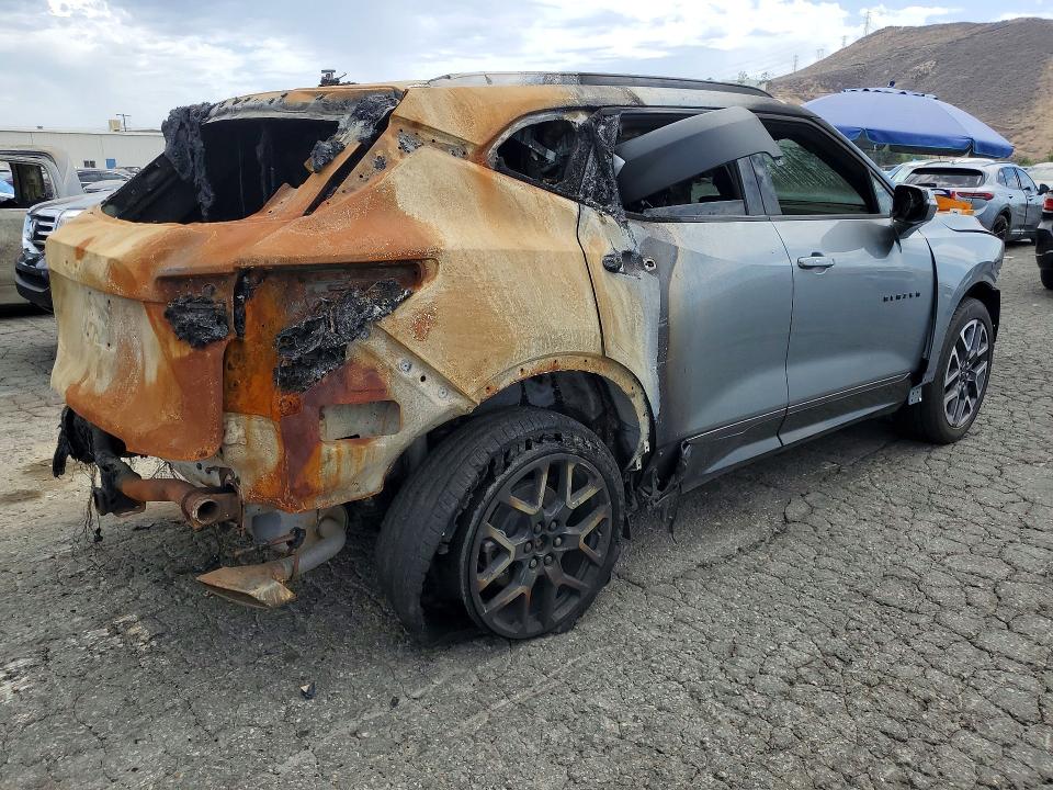2025 Chevrolet Blazer VIN 3GNKBKRS1SS209169 COPART salvage auction — BURN, CA - NON-REPAIRABLE VEHICLE CERT (P), sold $2,400 on 2026-07-02 (photo 3)