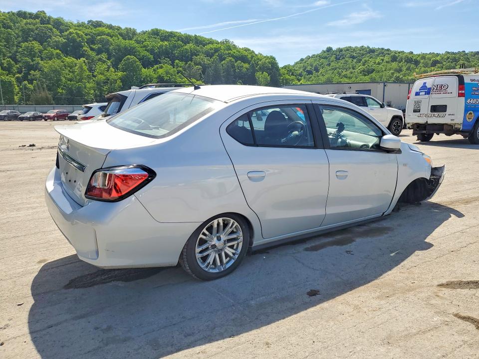 2024 Mitsubishi Mirage VIN ML32FUFJ2RHF17464 COPART salvage auction — FRONT END, Pa - Certificate Of Salvage, sold $1,300 on 2026-07-23 (photo 3)