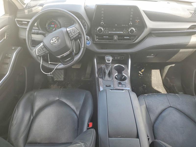2021 Toyota Highlander VIN 5TDXBRCH0MS524041 COPART salvage auction — REAR END, Ks - Cert Of Title-Salvage, sold $100 on 2026-07-21 (photo 8)
