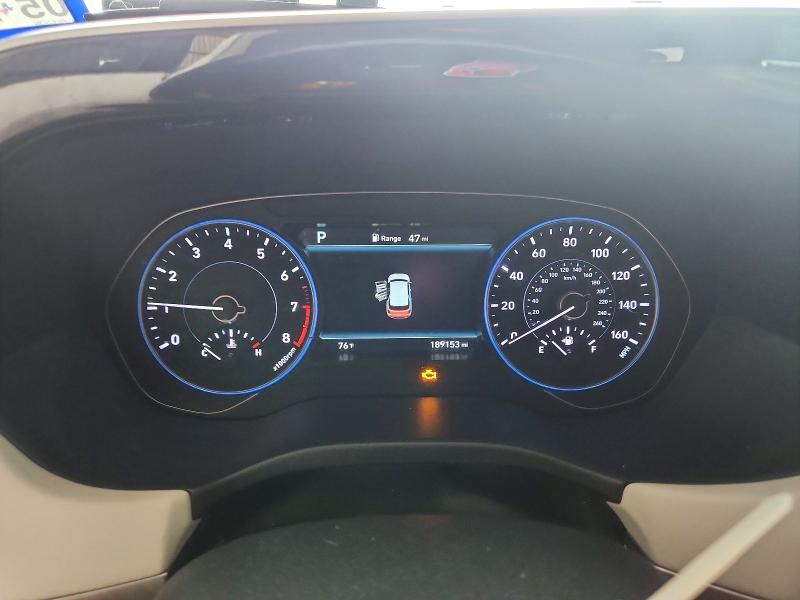 2021 Hyundai Palisade VIN KM8R44HE4MU312674 COPART salvage auction — WATER/FLOOD, Tx - Salvage Title-Flood Damage, sold $4,850 on 2026-07-31 (photo 9)
