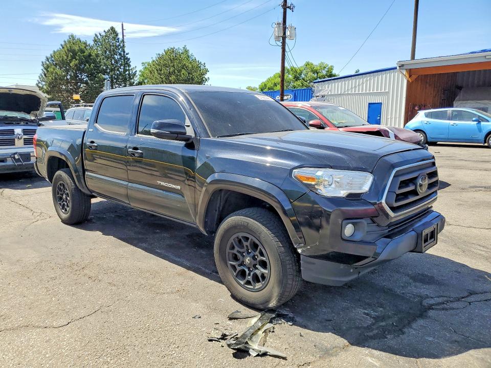 2022 Toyota Tacoma VIN 3TMCZ5AN9NM505677 COPART salvage auction — HAIL, Co - Public - Salvage Title, sold $15,700 on 2026-07-02 (photo 4)